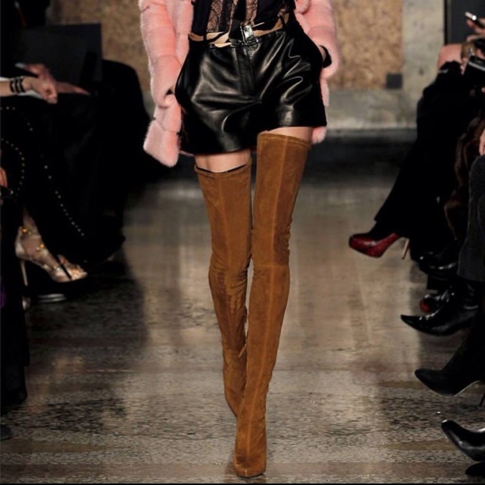Emilio Pucci Camel Over-the-Knee Boots